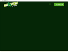 Tablet Screenshot of livelocalorganic.com